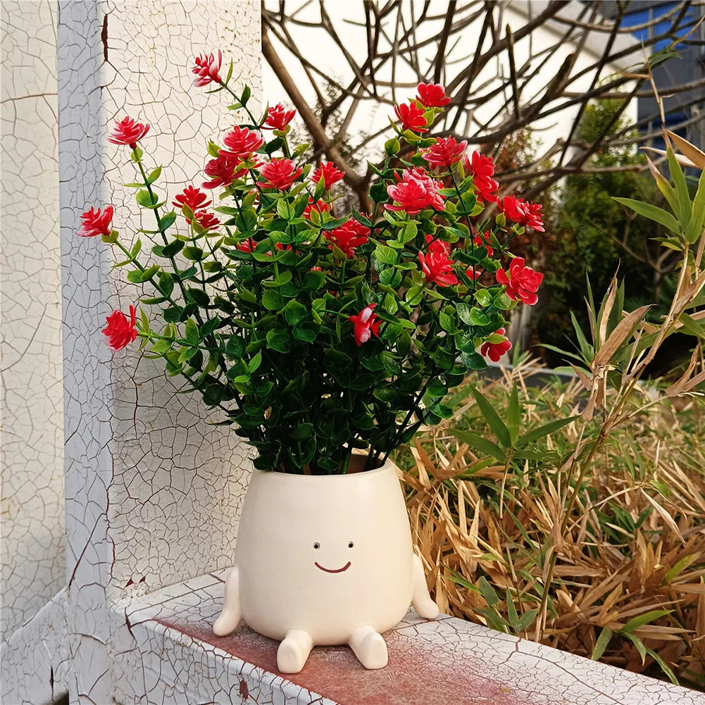 Cute Swing Face Succulent Planter
