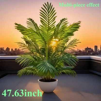 50" Realistic Artificial Palm Tree — Lush Indoor & Outdoor Decor