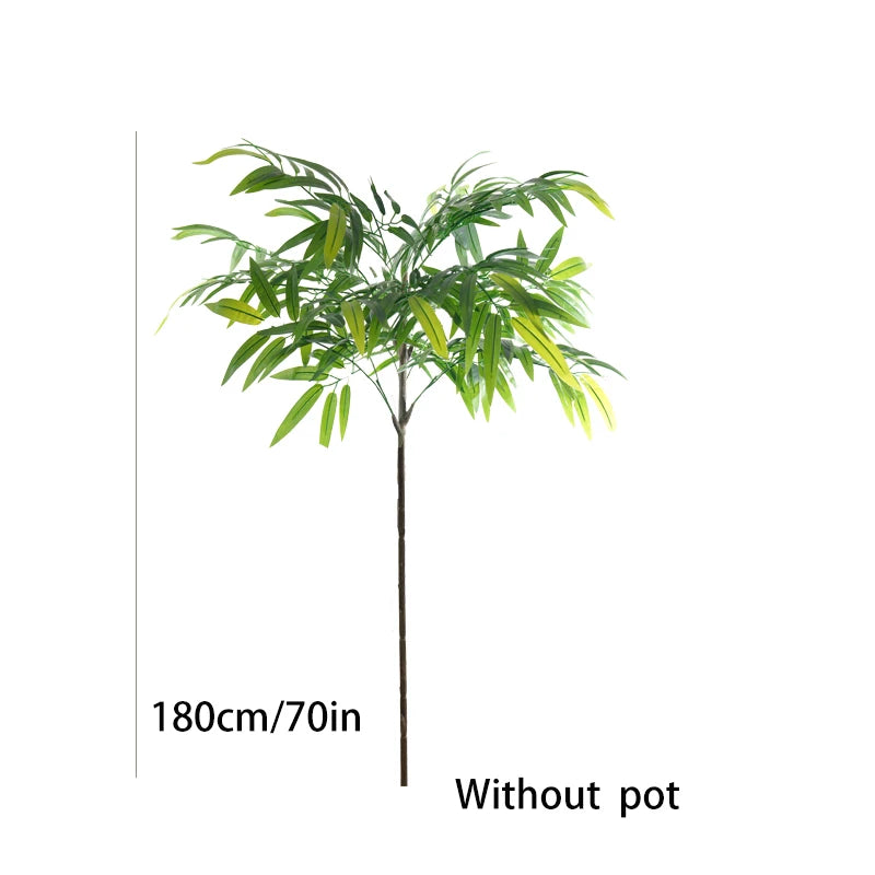 80-180cm Large Artificial Bamboo Tree – Tropical Green Plant Decor