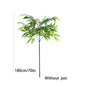 80-180cm Large Artificial Bamboo Tree – Tropical Green Plant Decor