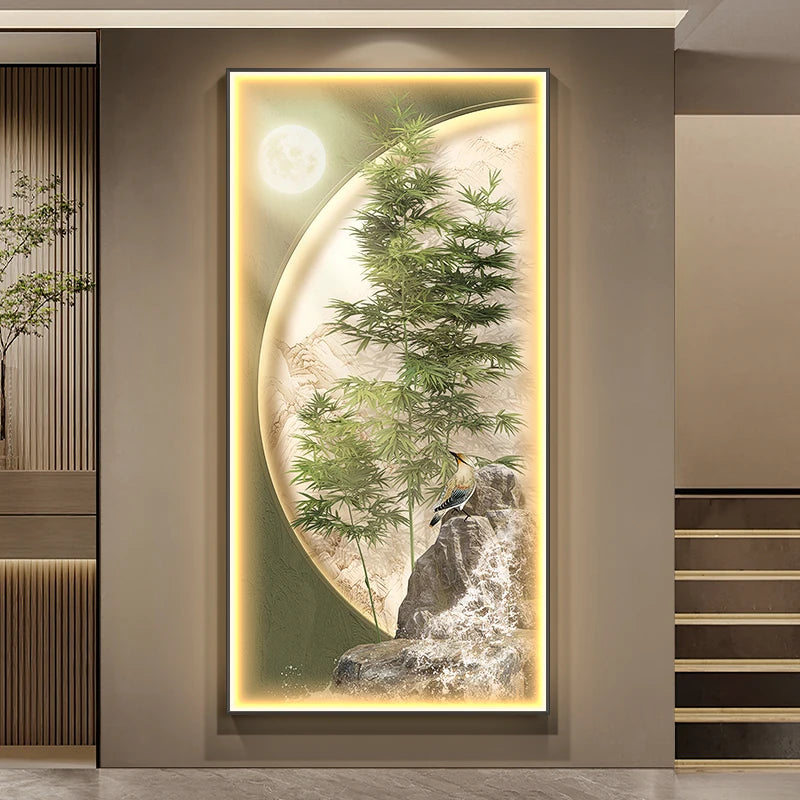 Modern LED Wall Art Light – Luxury Decorative Lamp for Living Room & Entryway