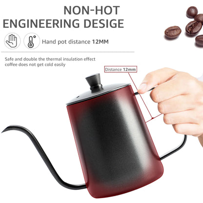 600ml Glass Coffee Pot With Filter Drip Brewing Hot Brewer Coffee Kettle Cloud Shaped Kettle Coffee Brewer Utensils Teapot