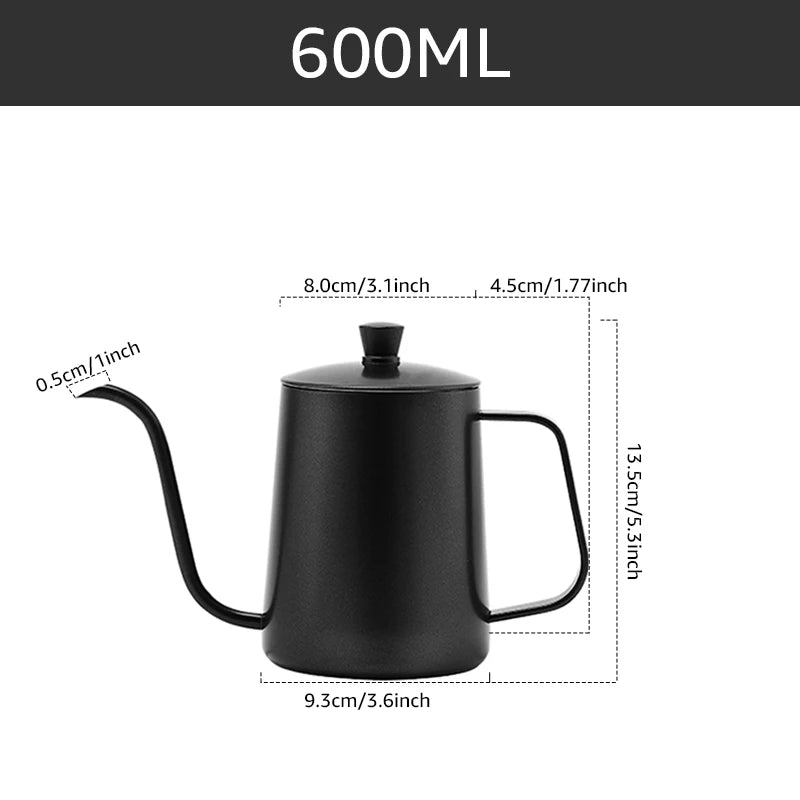 600ml Glass Coffee Pot With Filter Drip Brewing Hot Brewer Coffee Kettle Cloud Shaped Kettle Coffee Brewer Utensils Teapot