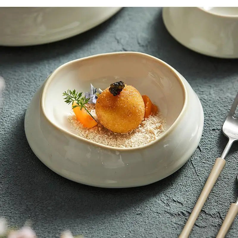 High-Class Ceramic Deep Pasta Bowl