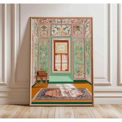 Islamic Mosque Architecture Canvas Print Poster Middle Eastern Ramadan Muslim Art Prints Bedroom Wall Art Home Decor Poster