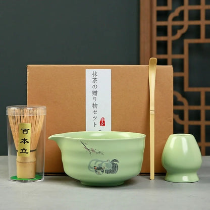 Japanese Matcha Tea Whisk Set 🍵🎋