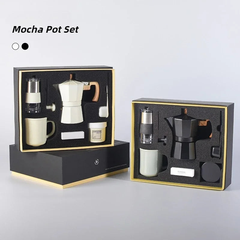 6-Piece Manual Coffee Grinder Set