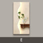 Modern Green Plant LED Wall Lamp for Entrance & Living Room Decor