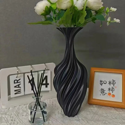 Modern Plastic Flower Vase – Aesthetic Home Decor