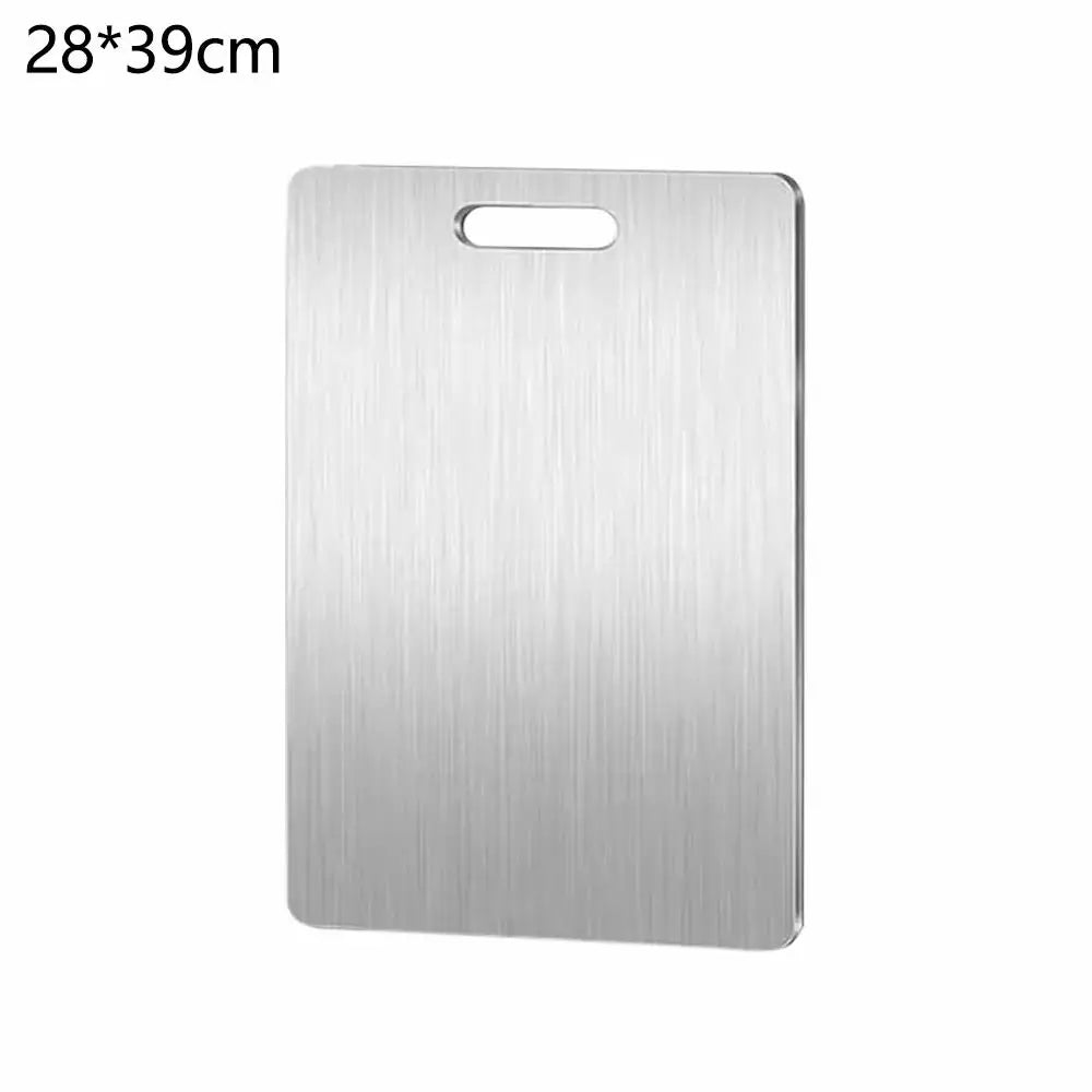 Double-Sided Stainless Steel Cutting Board