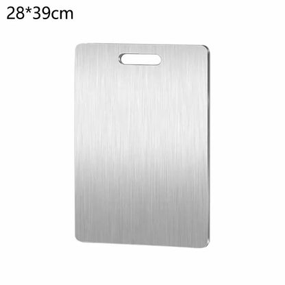 Double-Sided Stainless Steel Cutting Board