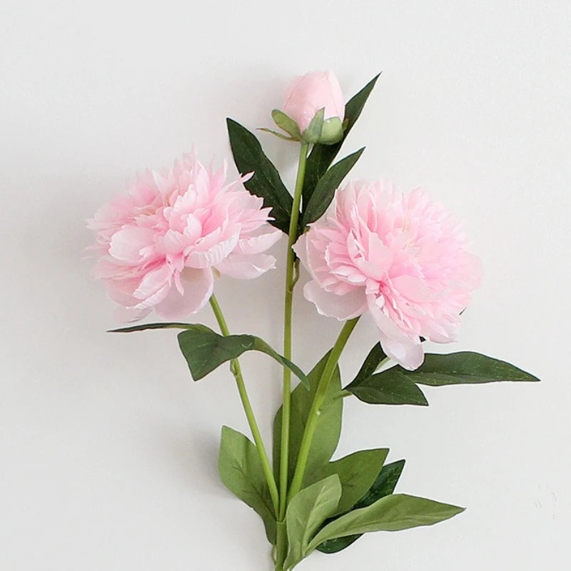 30-Inch Premium European Silk Peony Artificial Flower Bouquet
