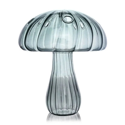 Mushroom Shaped Glass Vase – Hydroponic Plant & Home Decor