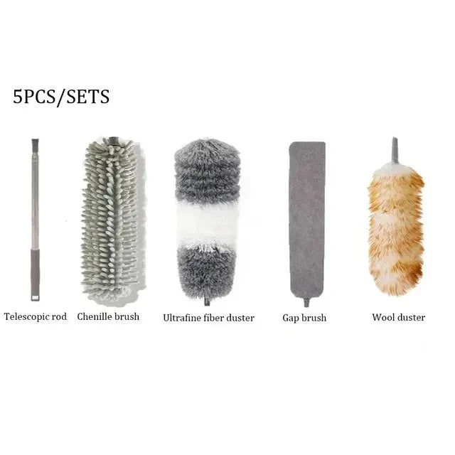 Microfiber Telescopic Duster Gap Dust Cleaner Brush Ceiling Removal Car Furniture CleaningBrush Household Ceiling Cleaning Tools