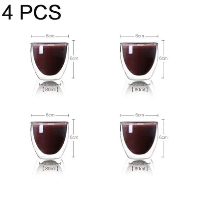 Double Wall Glass Coffee & Tea Cup ☕✨