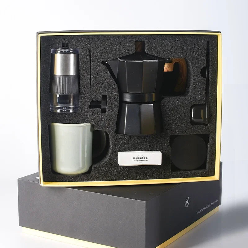 6-Piece Manual Coffee Grinder Set