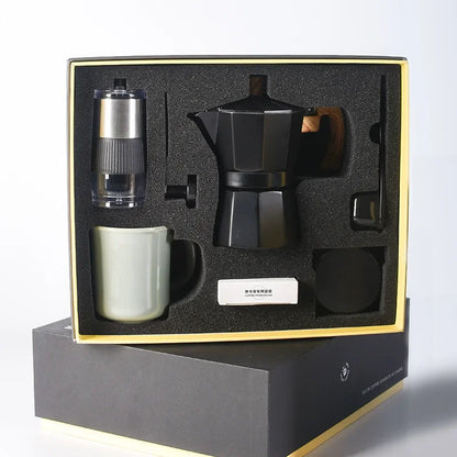 6-Piece Manual Coffee Grinder Set