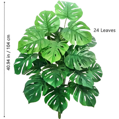 Merrill Real-Touch 12-24 Leaves Artificial Plant for Outdoor Garden (H1620)