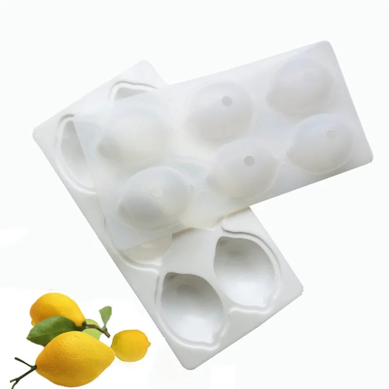 3D Lemon Silicone Dessert Mold