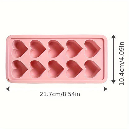 Silicone Heart Ice Cube Mold