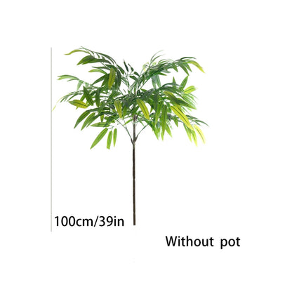 80-180cm Large Artificial Bamboo Tree – Tropical Green Plant Decor