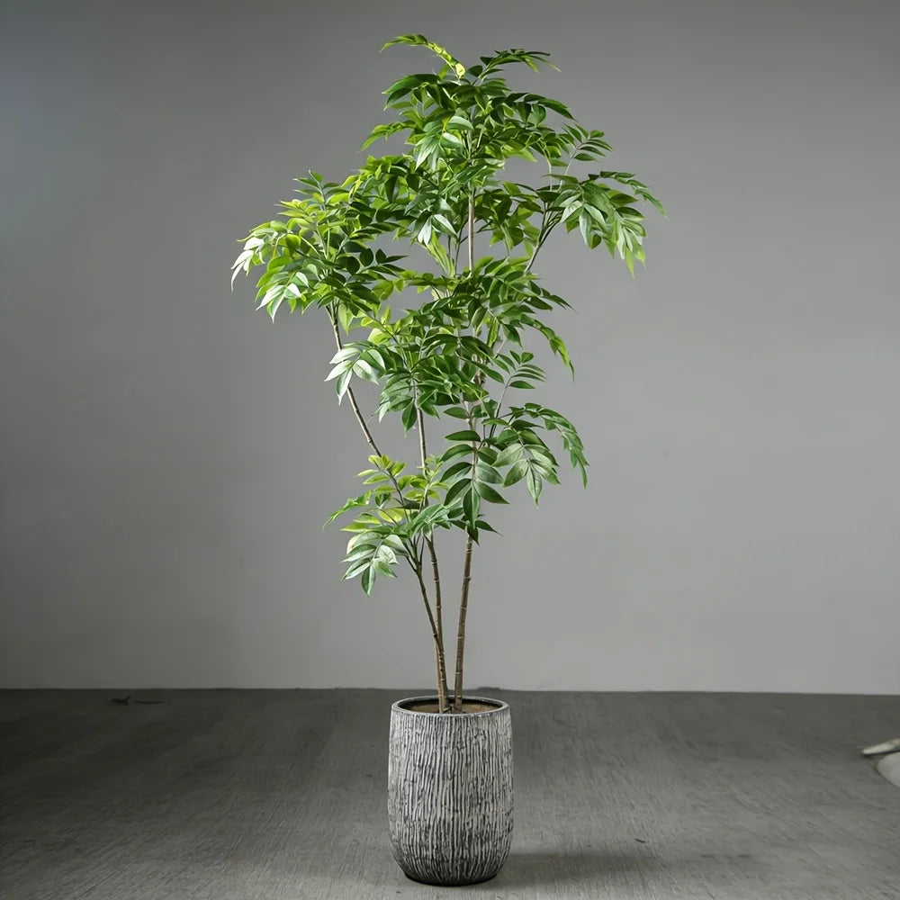 76/140cm 29.92/ 55.12inch Artificial Banyan Tree – Tropical Green Plant Decor