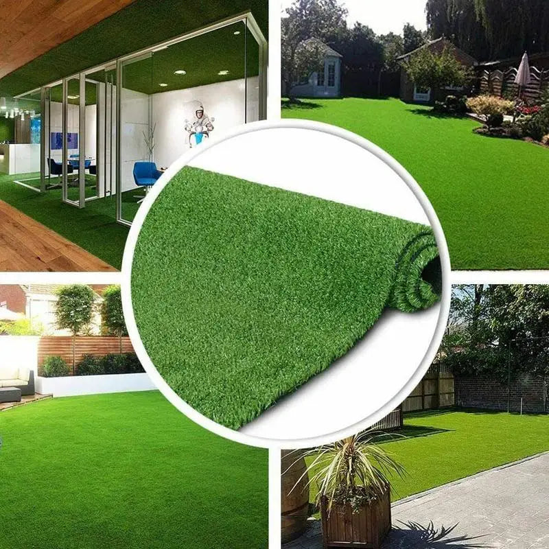 1/2/5pcs Artificial Turf Grass Lawn Realistic Synthetic Mat Washable Turf Outdoor Garden Decor Fake Grass Mat Carpet Indoor
