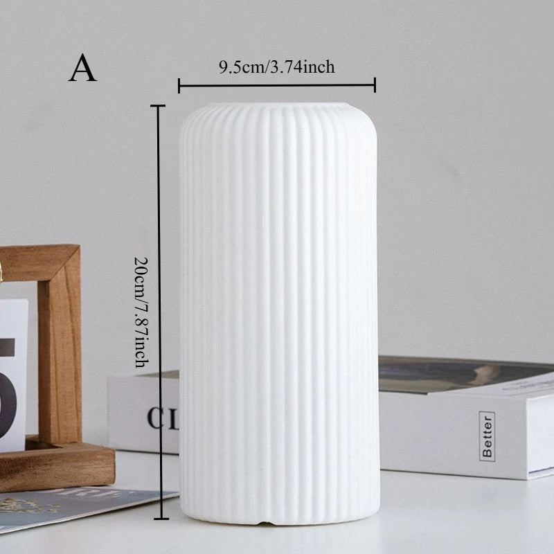 Simple Donut Shape Vase – Modern Flower Arrangement Home Decor