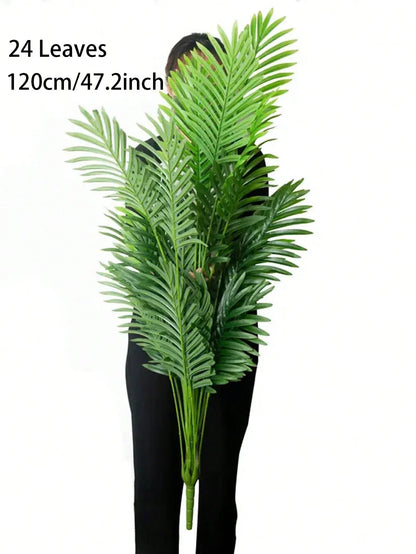60-120cm Large Artificial Palm Tree – Realistic Tropical Green Plant Decor