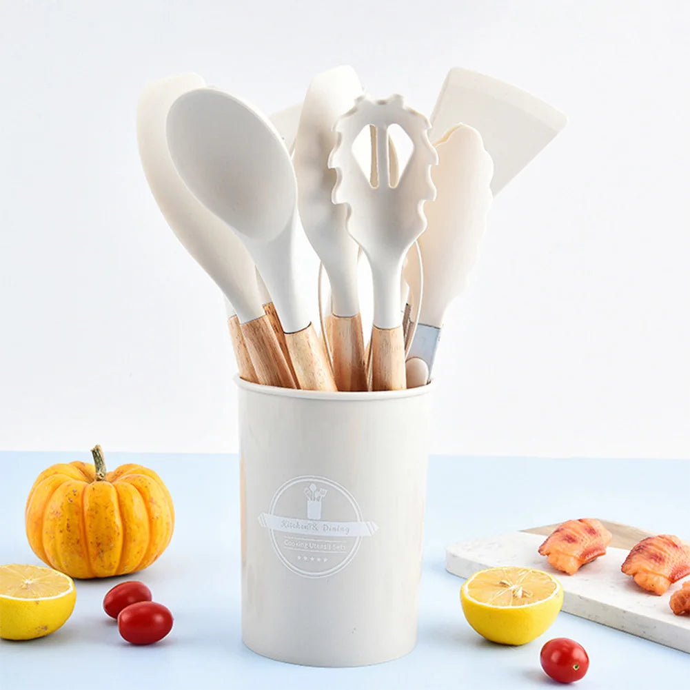 12Pcs Silicone Kitchen Utensil Set