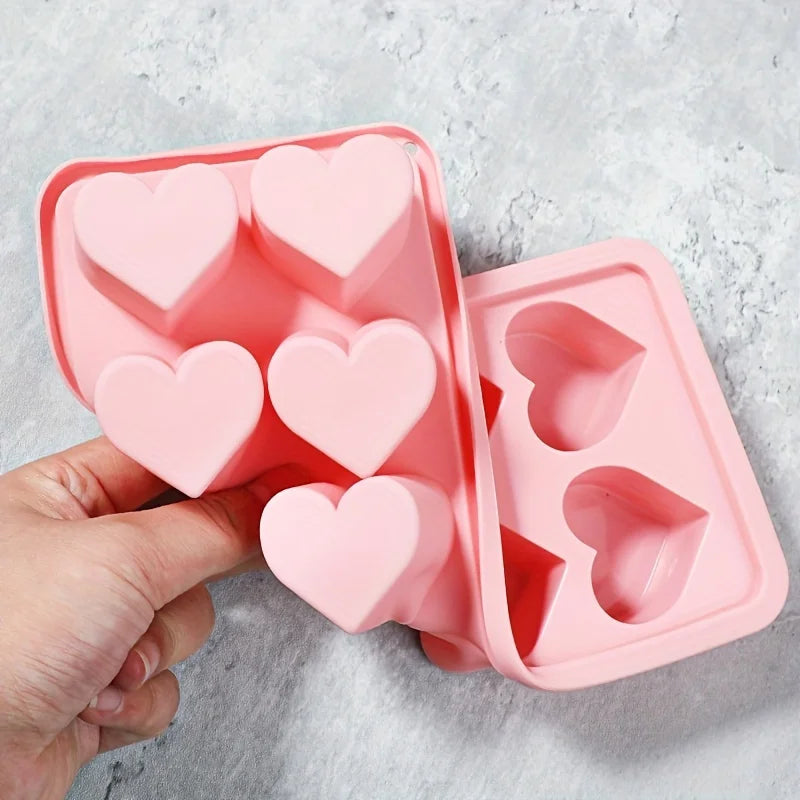 Silicone Heart Ice Cube Mold