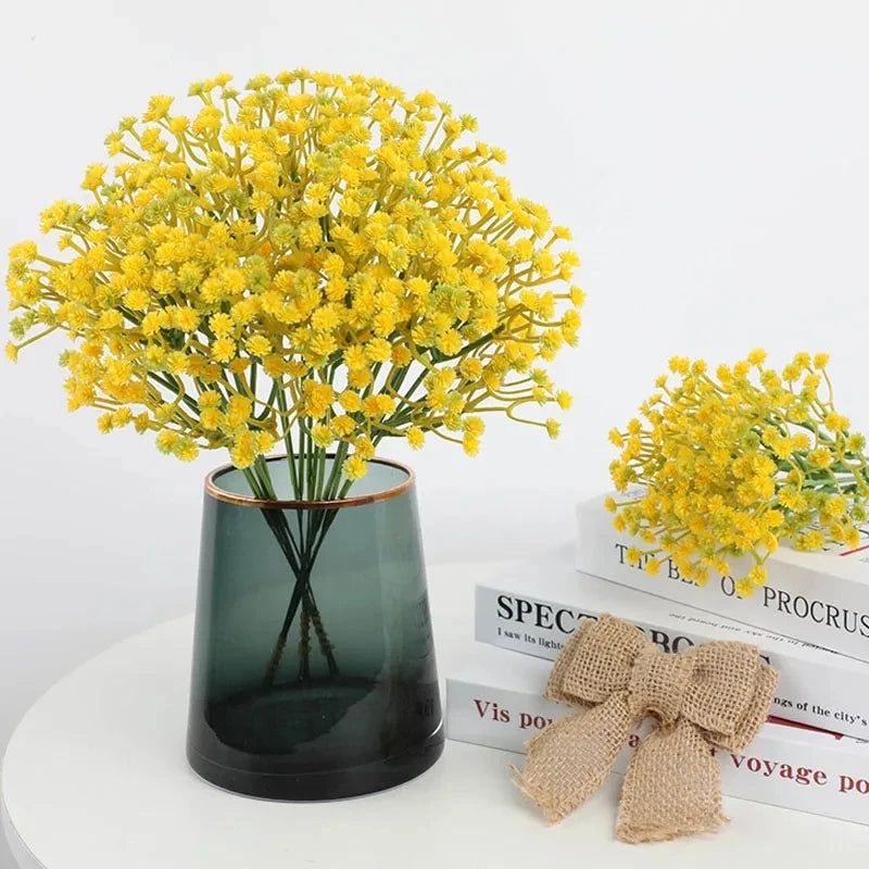6PCS Mini 29CM Silk Gypsophila Artificial Flowers for DIY Bouquets