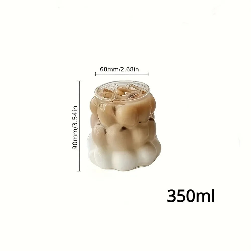 350ml Grapes Glass Coffee Mug 🍇☕