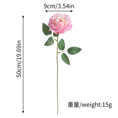 5/10Pcs Premium 50CM Rose Artificial Flowers for Home Vases