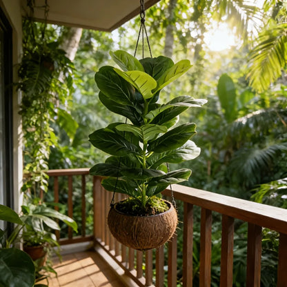 100CM Artificial Ficus Tree – Large Tropical Green Plant Decor