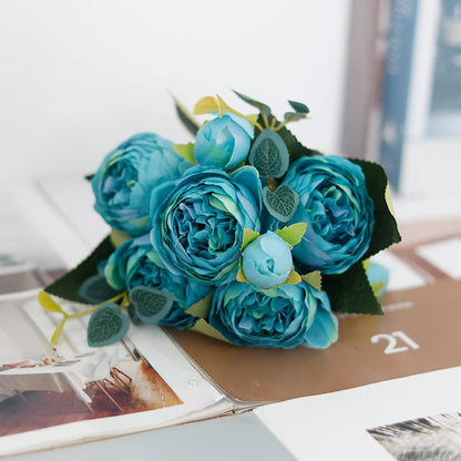 Exquisite Artificial Peony Bouquet for Wedding Bridal Flowers