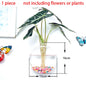 Hanging Hydroponic Glass Vase – Modern Wall-Mounted Plant Decor