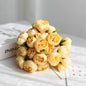 27-Heads Premium Rose Pink Silk Peony & Rose Bouquet
