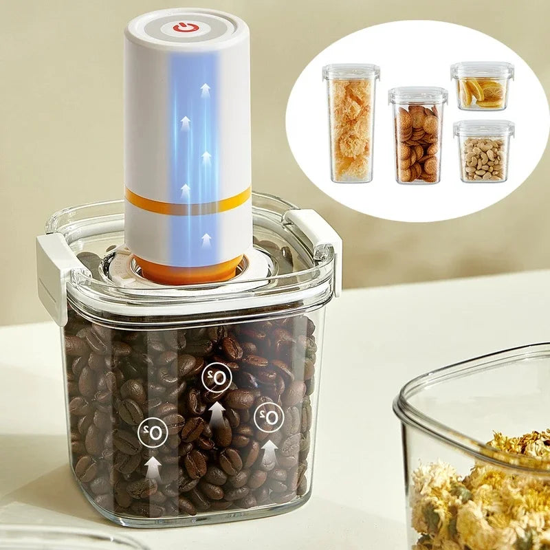 Airtight Vacuum Coffee & Food Storage Canister ☕✨