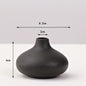 Black Porcelain Vase