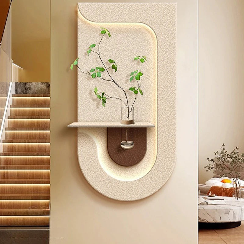 Green Plant LED Wall Lamp for Entrance & Modern Home Decor