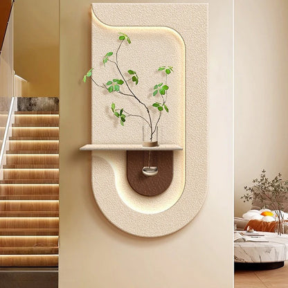 Green Plant LED Wall Lamp for Entrance & Modern Home Decor
