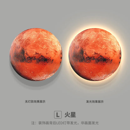 Modern Moon Planet LED Wall Lamp for Bedroom & Home Decor