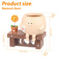 Cute Smile Face Flower Pot for Succulents