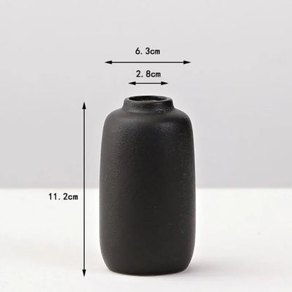 Black Porcelain Vase