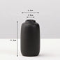 Black Porcelain Vase