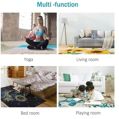 1pc Classic American Retro Style DoorMat, Non-slip Carpet, Suitable for Living Room, Bedroom, Bathroom, Holiday Home Decoration