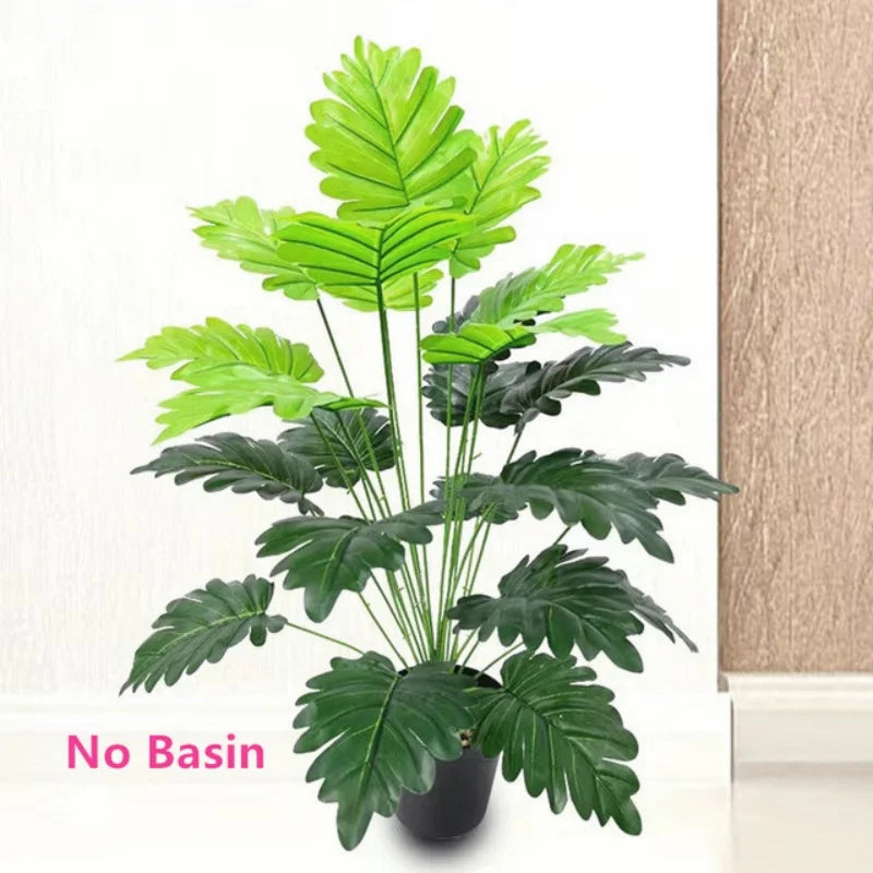 70CM Artificial Monstera Palm Tree – Tropical Green Plant Decor