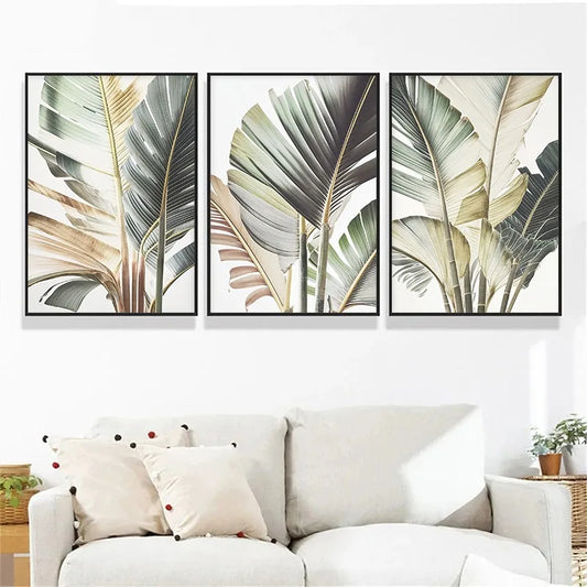 Modern Tropical Plant Canvas Print