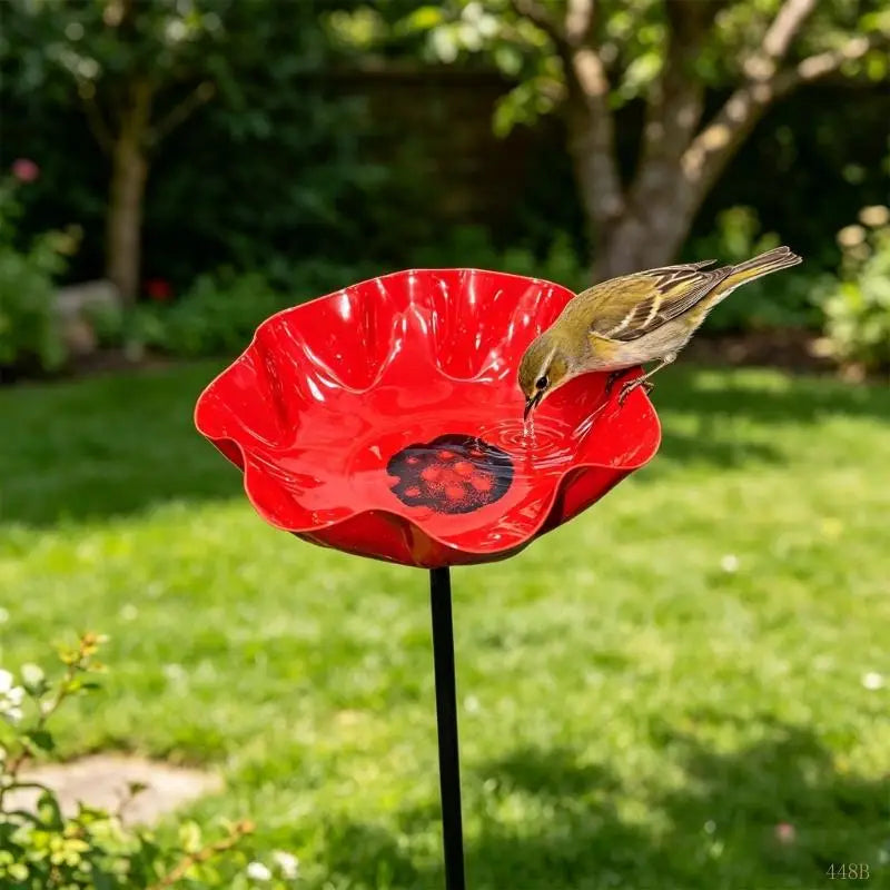 448B Permanent Outdoor Bird Water Dish For Year Round Use In Different grounds